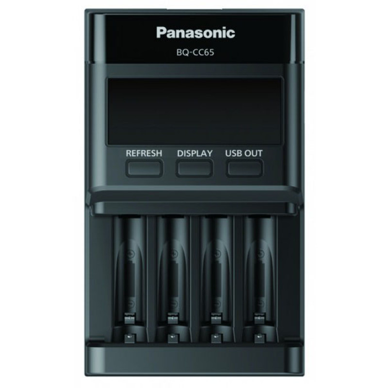 Продвинутое интеллектуальное зарядное устройство Panasonic Eneloop BQ-CC65 Advanced Charger Продвинутое интеллектуальное зарядное устройство Panasonic Eneloop BQ-CC65 Advanced Charger