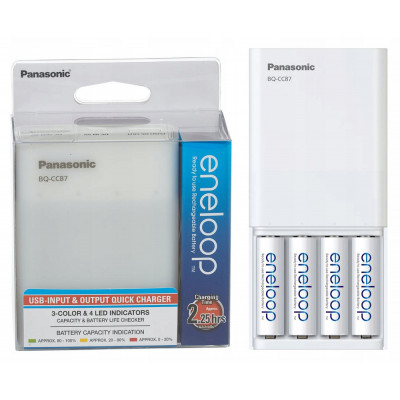 Panasonic Eneloop BQ-CC87 - повербанк и зарядное устройство для АА/ААА аккумуляторов