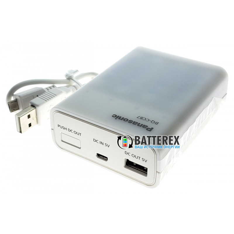 Зарядное устройство - повербанк Panasonic Eneloop BQ-CC87 + 4 аккумулятора AA Panasonic Eneloop 2000mah