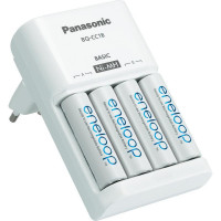 Фирменный комплект Panasonic Eneloop BQ-CC51E Basic Charger Kit: зарядное устройство + 4 аккумулятора AA Panasonic Eneloop 2000mah