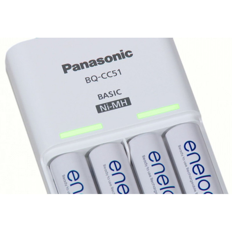 Зарядное устройство Panasonic Eneloop BQ-CC51E Basic Charger + 4 аккумулятора AA Panasonic Eneloop 2000mah BK-3MCCE Зарядное устройство Panasonic Eneloop BQ-CC51E Basic Charger + 4 аккумулятора AA Panasonic Eneloop 2000mah BK-3MCCE