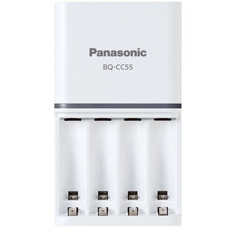 Комплект Panasonic Eneloop BQ-CC55E Smart&Quick Charger Kit - быстрое зарядное устройство + 4 аккумулятора AA Panasonic Eneloop 2000mah Комплект Panasonic Eneloop BQ-CC55E Smart&Quick Charger Kit - быстрое зарядное устройство + 4 аккумулятора AA Panasonic Eneloop 2000mah