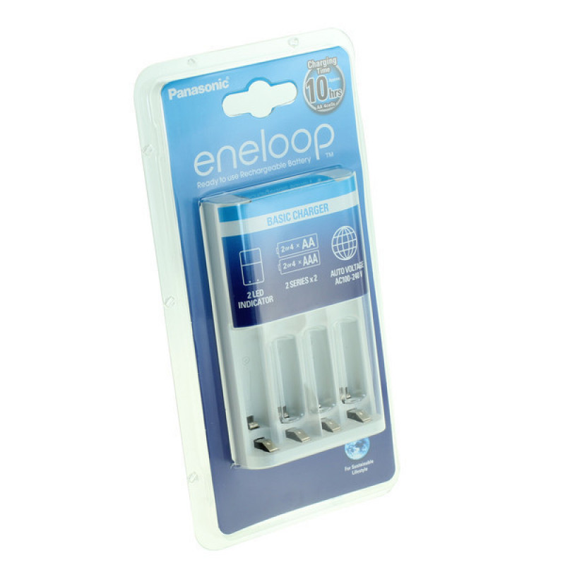 Простое зарядное устройство Panasonic Eneloop BQ-CC51H Basic Charger