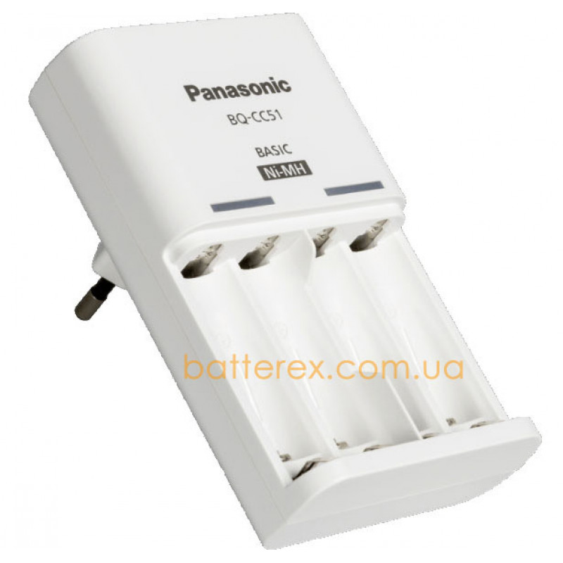 Простое зарядное устройство Panasonic Eneloop BQ-CC51H Basic Charger