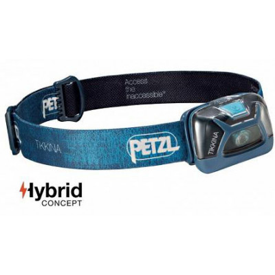 Фонарь налобный Petzl Tikkina 250 lumens Blue (3 AAA, 3 режима, 120 часов) - оригинал