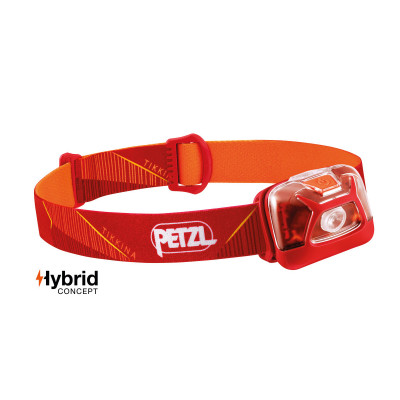 Фонарь налобный Petzl Tikkina 250 lumens Red (3 AAA, 3 режима, 120 часов) - оригинал