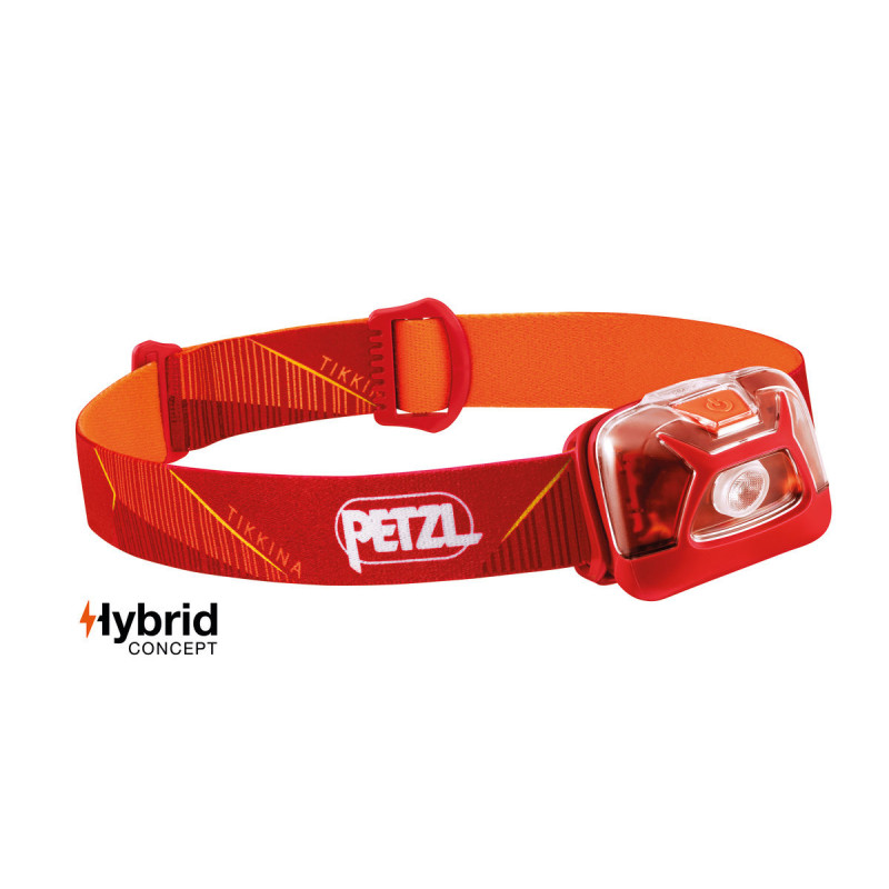 Налобный фонарь Petzl Tikkina 250 lumens Red (3 AAA, 3 режима, 120 часов) - оригинал