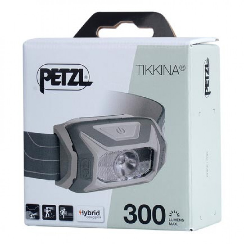 Налобный фонарь Petzl Tikkina 300 lumens Grey оригинал - цвет серый Налобный фонарь Petzl Tikkina 300 lumens Grey оригинал - цвет серый
