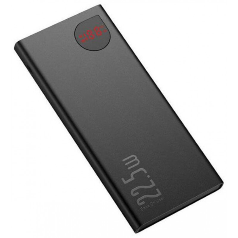 Повербанк Baseus Adaman PPIMDA-B0A Metal Black 10000mAh 22.5W - цвет чёрный