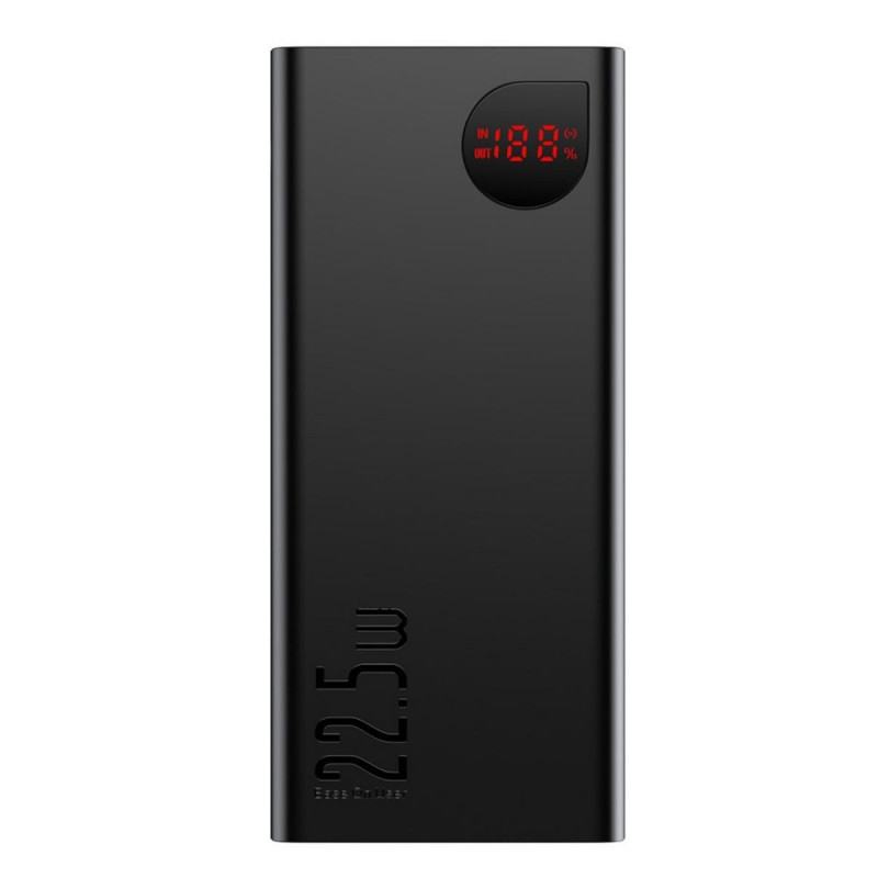 Повербанк Baseus Adaman PPIMDA-B0A Metal Black 10000mAh 22.5W - цвет чёрный