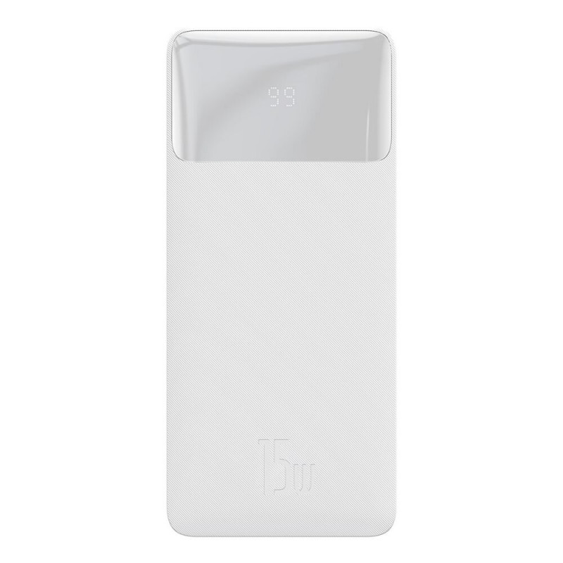 Повербанк Baseus Bipow PPDML-K02 30000mAh 15W белый Повербанк Baseus Bipow PPDML-K02 30000mAh 15W белый