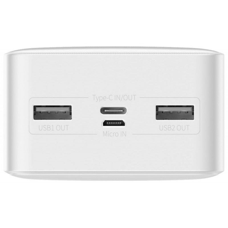 Повербанк Baseus Bipow PPDML-K02 30000mAh 15W белый Повербанк Baseus Bipow PPDML-K02 30000mAh 15W белый