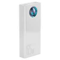 Повербанк Baseus Amblight PPLG-A02 30000mAh 65W White - быстрый заряд QC 3.0 и PD - подходит для ноутбуков