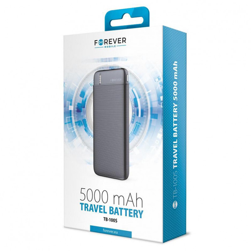 Повербанк Forever Travel Battery TB-100S 5000 mAh Повербанк Forever Travel Battery TB-100S 5000 mAh