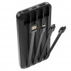 Повербанк Forever TB-411 10000mAh со встроенными кабелями USB, microUSB, Type-C и Lightning Повербанк Forever TB-411 10000mAh со встроенными кабелями USB, microUSB, Type-C и Lightning