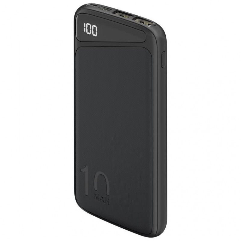 Повербанк Goobay 10000mAh 10.5W на 2 порта USB 5V 2.1A с индикацией заряда в процентах
