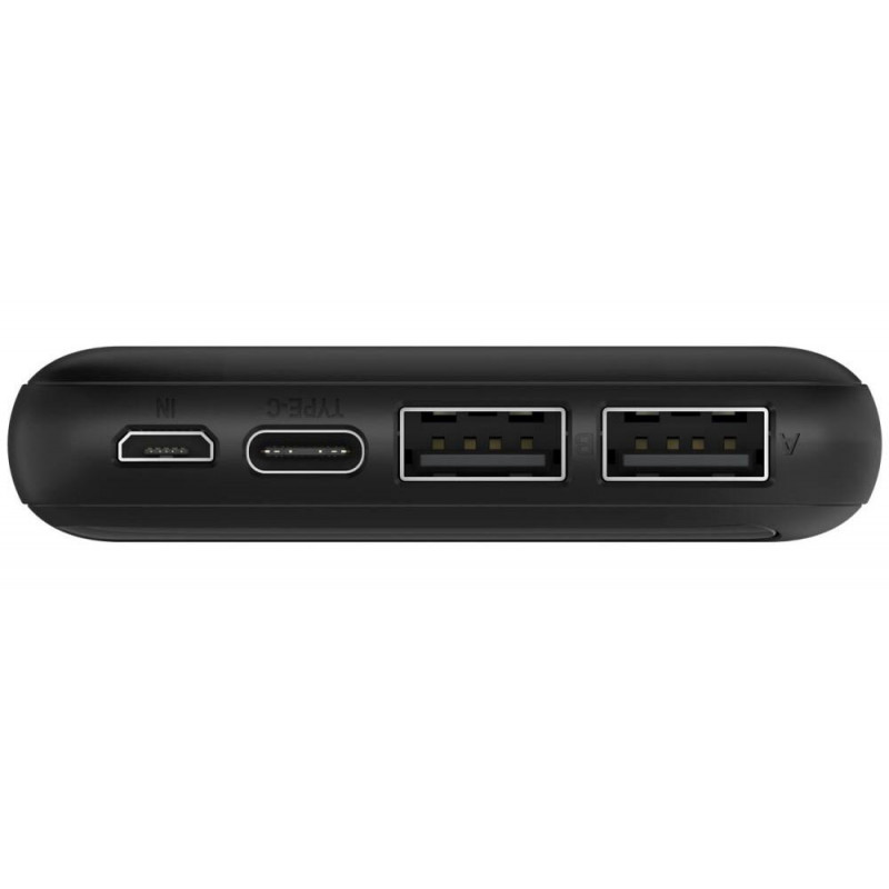 Повербанк Goobay 10000mAh 10.5W на 2 порта USB 5V 2.1A с индикацией заряда в процентах