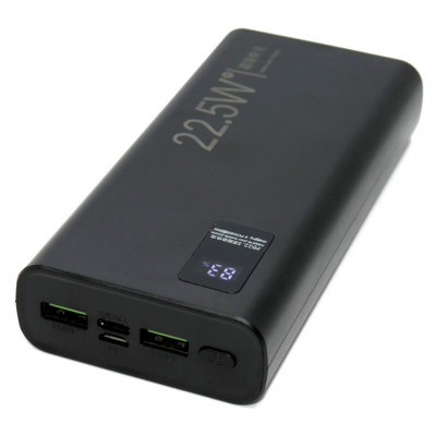 Повербанк HQ-Tech PD22.5W-20 Black 20000mAh 22.5W с быстрым зарядом QC 3.0 и PD
