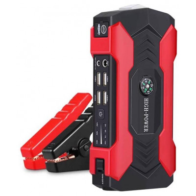 HQ-Tech High-Power 28000mAh Red - пусковое устройство для автомобиля с функциями повербанка 5/12/16/19V и фонариком