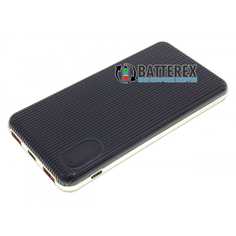 Повербанк с быстрым зарядом QuickCharge 3.0 HQ-Tech 5508QC 10000mah чёрный