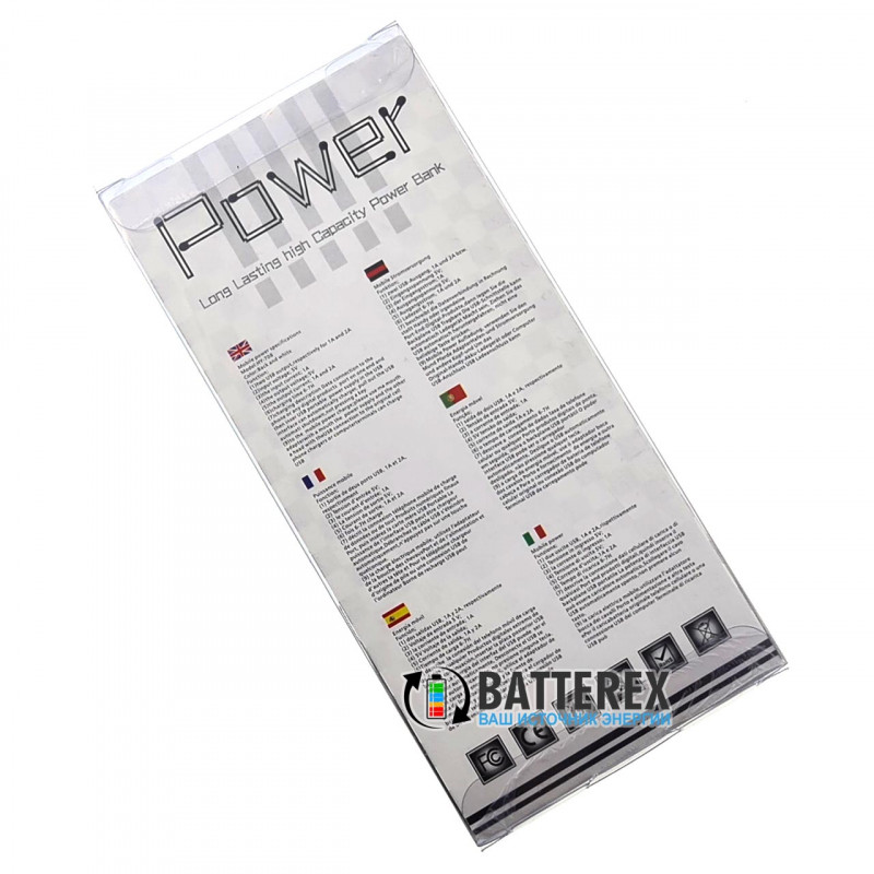 HQ-Tech PowerBank Case HY-708 - повербанк на 2 аккумулятора 18650 с фонариком - цвет голубой