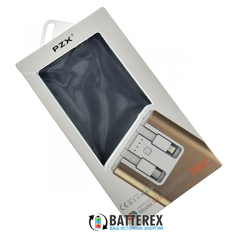 Повербанк PXZ V23 20000mah чёрный