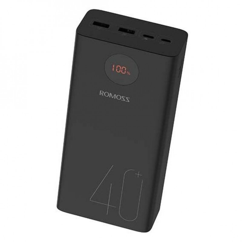 Внешний аккумулятор Romoss Zeus PEA40 40000mAh 18W с функциями быстрого заряда QC 3.0 и PD 18W Внешний аккумулятор Romoss Zeus PEA40 40000mAh 18W с функциями быстрого заряда QC 3.0 и PD 18W