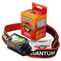 Quantum Master QM-FL4020 - фонарь кемпинговый + налобный 300lm с сенсорным режимом - белый и красный свет - встроенный аккумулятор и зарядка от micro-USB