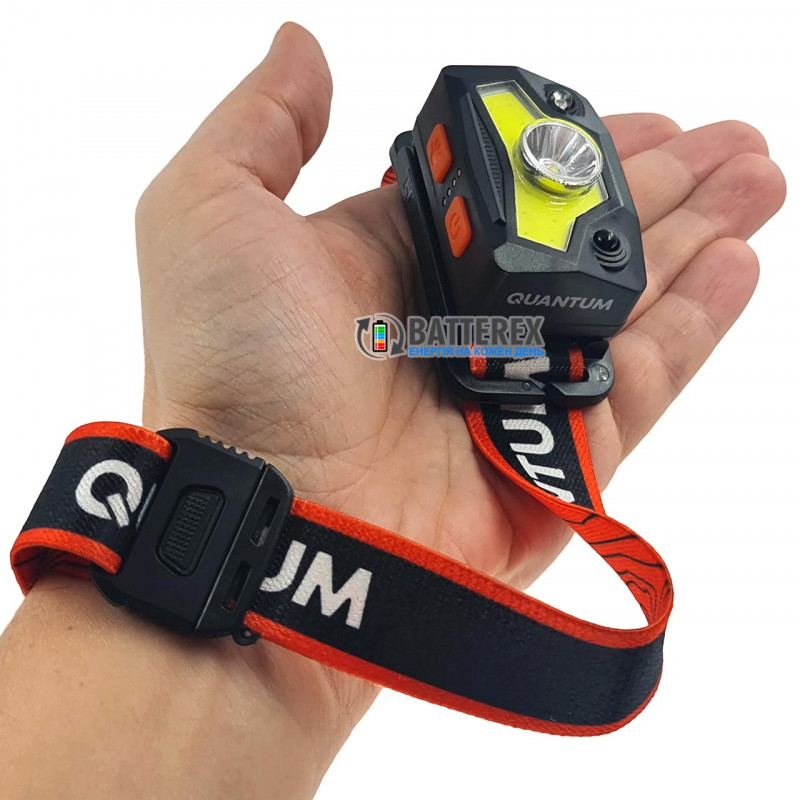 Фонарь сенсорный кемпинговый и налобный Quantum Master QM-FL4020 с белым и красным светом и зарядкой от USB Фонарь сенсорный кемпинговый и налобный Quantum Master QM-FL4020 с белым и красным светом и зарядкой от USB