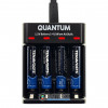 Зарядное устройство Quantum QM-BC3040 + 4 аккумулятора AAA Li-ion Tenavolts 1110mWh 1.5V