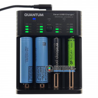 Quantum QM-BC4040 - универсальная зарядка на 4 аккумулятора Li-ion 3.7V и NiMH 1.2V с выбором тока заряда Quantum QM-BC4040 - универсальная зарядка на 4 аккумулятора Li-ion 3.7V и NiMH 1.2V с выбором тока заряда