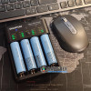 Универсальное зарядное устройство Quantum QM-BC4040 на 4 аккумулятора Li-ion 3.7V и NiMH 1.2V