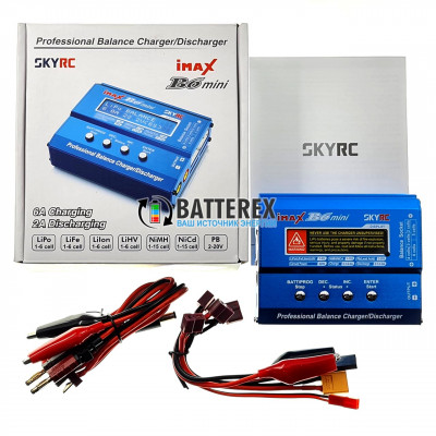 Зарядное устройство SkyRC iMAX B6 Mini 60W 6A без блока питания - Оригинал, гарантия 12 месяцев