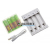 Soshine Chocolate-1.5V зарядное устройство на 4 AA Li-ion + AA Li-ion 1,5V Soshine 2200mWh Soshine Chocolate-1.5V зарядное устройство на 4 AA Li-ion + AA Li-ion 1,5V Soshine 2200mWh