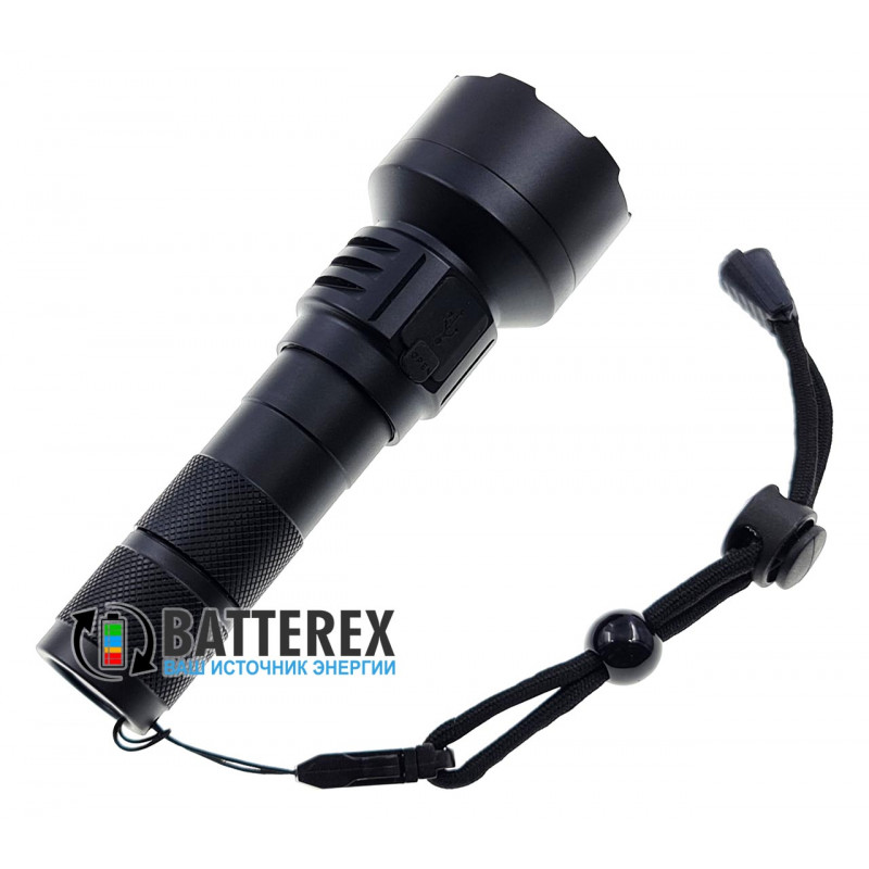 Фонарик Soshine TC15 USB - 3 режима яркости, алюминиевый корпус, 1100 люмен, встроенная USB-зарядка, защита от воды IPX-6 Фонарик Soshine TC15 USB - 3 режима яркости, алюминиевый корпус, 1100 люмен, встроенная USB-зарядка, защита от воды IPX-6
