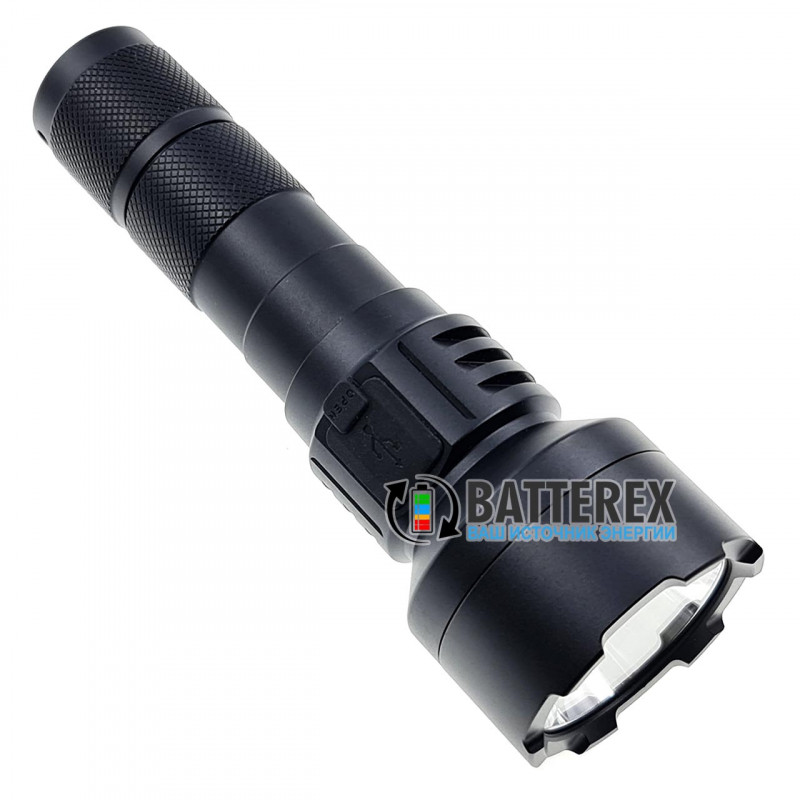 Фонарик Soshine TC15 USB - 3 режима яркости, алюминиевый корпус, 1100 люмен, встроенная USB-зарядка, защита от воды IPX-6 Фонарик Soshine TC15 USB - 3 режима яркости, алюминиевый корпус, 1100 люмен, встроенная USB-зарядка, защита от воды IPX-6