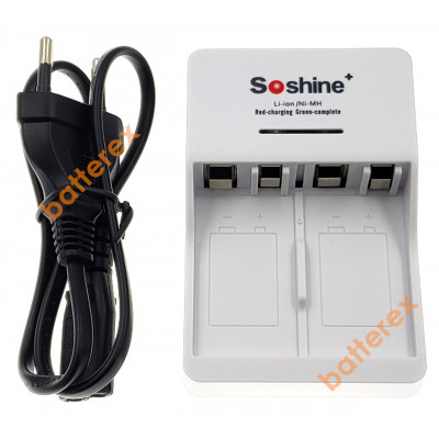 Soshine SC-V1 (Ni) - универсальное зарядное устройство для Крон Ni-MH и Li-ion