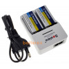 Зарядное устройство Soshine SC-V1 и 2 аккумулятора Крона Li-ion Westinghouse 9V 600 mah Зарядное устройство Soshine SC-V1 и 2 аккумулятора Крона Li-ion Westinghouse 9V 600 mah