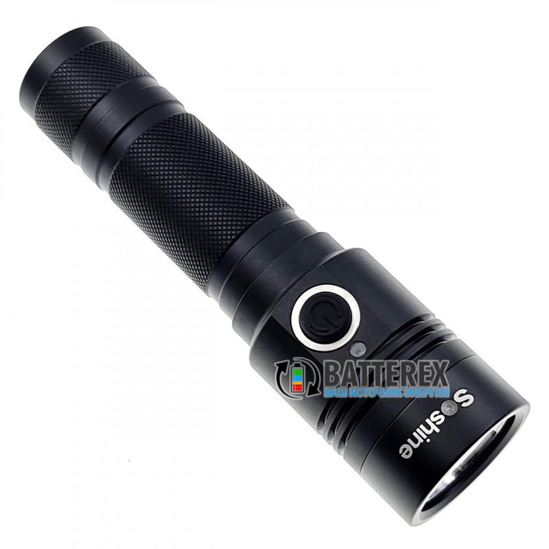 Фонарь Soshine TC14 USB (3 режима яркости, алюминиевый корпус, 1100 люмен, встроенная USB-зарядка, защита от воды) Фонарь Soshine TC14 USB (3 режима яркости, алюминиевый корпус, 1100 люмен, встроенная USB-зарядка, защита от воды)