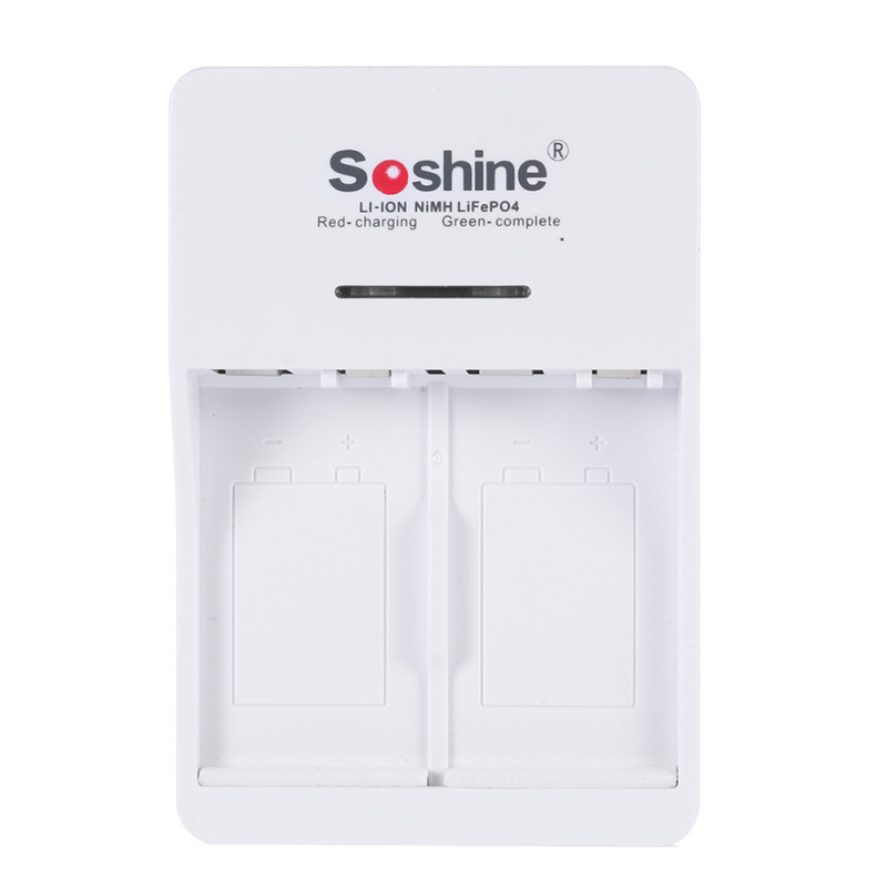 Soshine SC-V1 (Fe) - универсальное зарядное устройство для Крон Ni-MH, Li-ion и LiFePO4