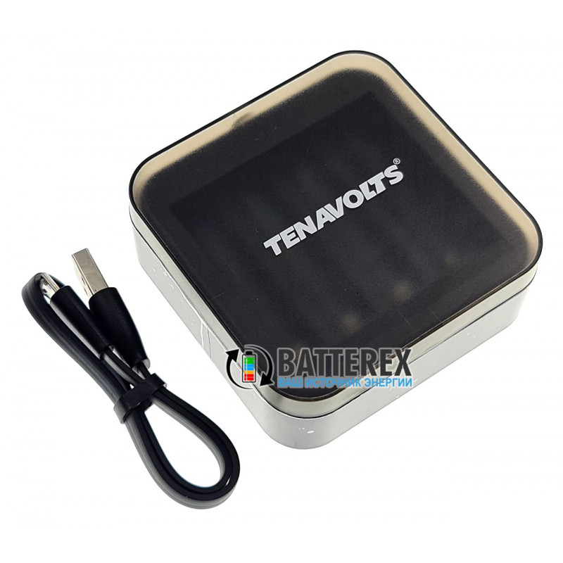 Tenavolts TS-C4 - зарядное устройство для литиевых Li-ion аккумуляторов АА и AAA 1.5V на 4 канала Tenavolts TS-C4 - зарядное устройство для литиевых Li-ion аккумуляторов АА и AAA 1.5V на 4 канала