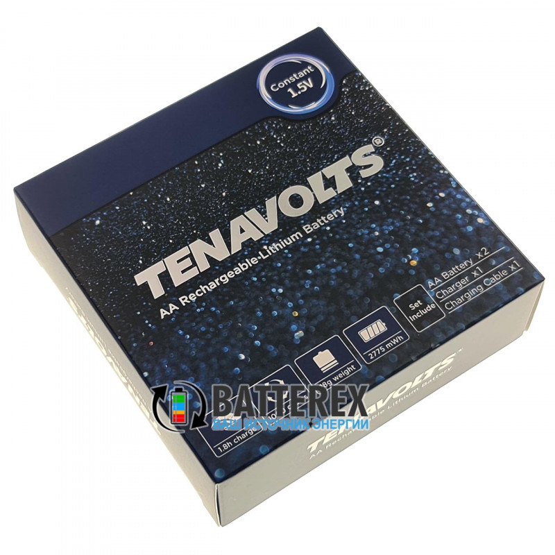 Tenavolts TS-C3 - зарядное устройство для литиевых Li-ion аккумуляторов АА и ААА 1,5V на 2 канала Tenavolts TS-C3 - зарядное устройство для литиевых Li-ion аккумуляторов АА и ААА 1,5V на 2 канала