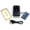 Tenavolts TS-C3 зарядное устройство на 2 AA Li-ion + 2 аккумулятора AA Li-ion Tenavolts 2775mWh 1,5V Tenavolts TS-C3 зарядное устройство на 2 AA Li-ion + 2 аккумулятора AA Li-ion Tenavolts 2775mWh 1,5V