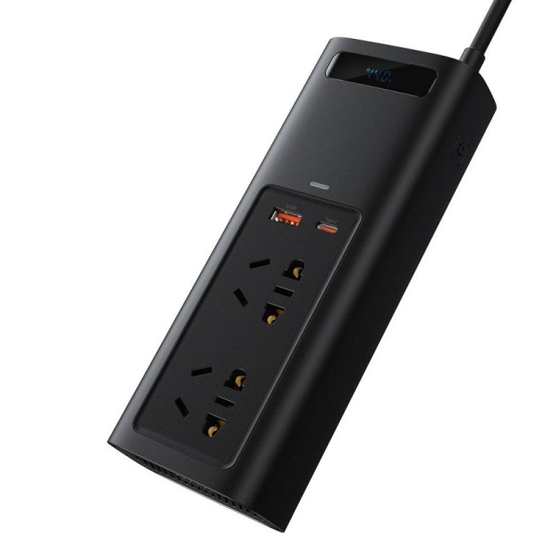 Автомобильный инвертер Baseus CRNBQ-A01 12V в 220V 150W Автомобильный инвертер Baseus CRNBQ-A01 12V в 220V 150W