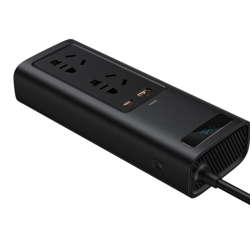 Автомобильный инвертер Baseus CRNBQ-A01 12V в 220V 150W Автомобильный инвертер Baseus CRNBQ-A01 12V в 220V 150W