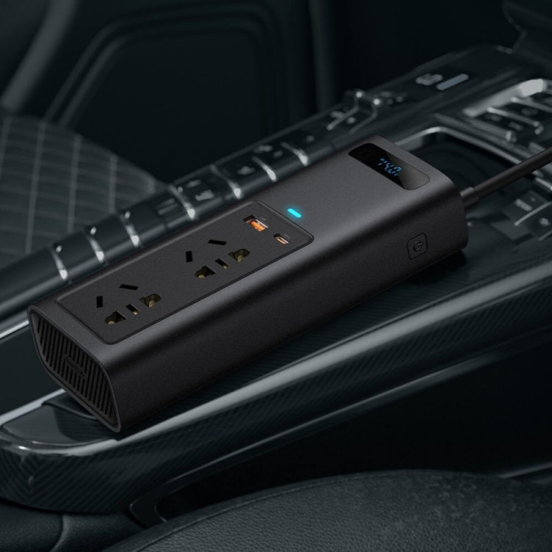 Автомобильный инвертер Baseus CRNBQ-A01 12V в 220V 150W Автомобильный инвертер Baseus CRNBQ-A01 12V в 220V 150W