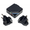 Cетевое USB зарядное устройство HQ-Tech 65W GaN Global Travel Charger на 3 порта USB со съёмными вилками с быстрым зарядом QC 3.0 и PD Cетевое USB зарядное устройство HQ-Tech 65W GaN Global Travel Charger на 3 порта USB со съёмными вилками с быстрым зарядом QC 3.0 и PD