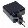 Cетевое USB зарядное устройство HQ-Tech 65W GaN Global Travel Charger на 3 порта USB со съёмными вилками с быстрым зарядом QC 3.0 и PD Cетевое USB зарядное устройство HQ-Tech 65W GaN Global Travel Charger на 3 порта USB со съёмными вилками с быстрым зарядом QC 3.0 и PD