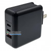 Cетевое USB зарядное устройство HQ-Tech 65W GaN Global Travel Charger на 3 порта USB со съёмными вилками с быстрым зарядом QC 3.0 и PD Cетевое USB зарядное устройство HQ-Tech 65W GaN Global Travel Charger на 3 порта USB со съёмными вилками с быстрым зарядом QC 3.0 и PD