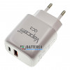 Быстрое USB зарядное устройство Vapcell QC3 на 2 выхода USB - быстрый заряд USB QuickCharge 3.0 и Type-C PD Быстрое USB зарядное устройство Vapcell QC3 на 2 выхода USB - быстрый заряд USB QuickCharge 3.0 и Type-C PD